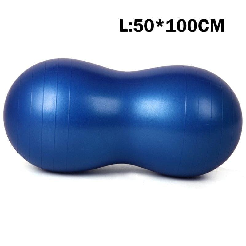 Anti - Burst Pilates Yoga Ball Home Exercise Equipment Sports Gym peanut Yoga Fitness ball - Ammpoure Wellbeing