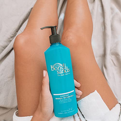 Bondi Sands Everyday Gradual Tanning Milk 375ml | Enriched with Vitamin E | Suitable for Sensitive Skin | Vegan + Cruelty Free | 375ml/13.2 FL Oz - Ammpoure Wellbeing