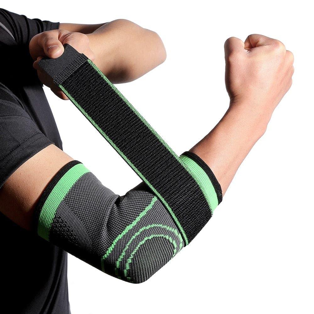 Breathable Bandage Compression Sleeve Elbow Brace UK Support Protector for Weightlifting Arthritis Volleyball Tennis Arm Brace - Ammpoure Wellbeing