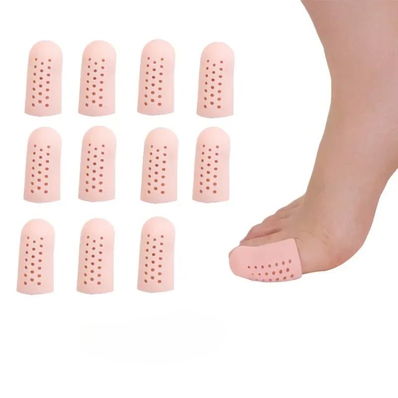 Breathable Toe Protectors Sleeve Bunion Pads Cushion Big Toe Guards Silicone Toe Covers For Protection Of Ingrown Toenails - Ammpoure Wellbeing