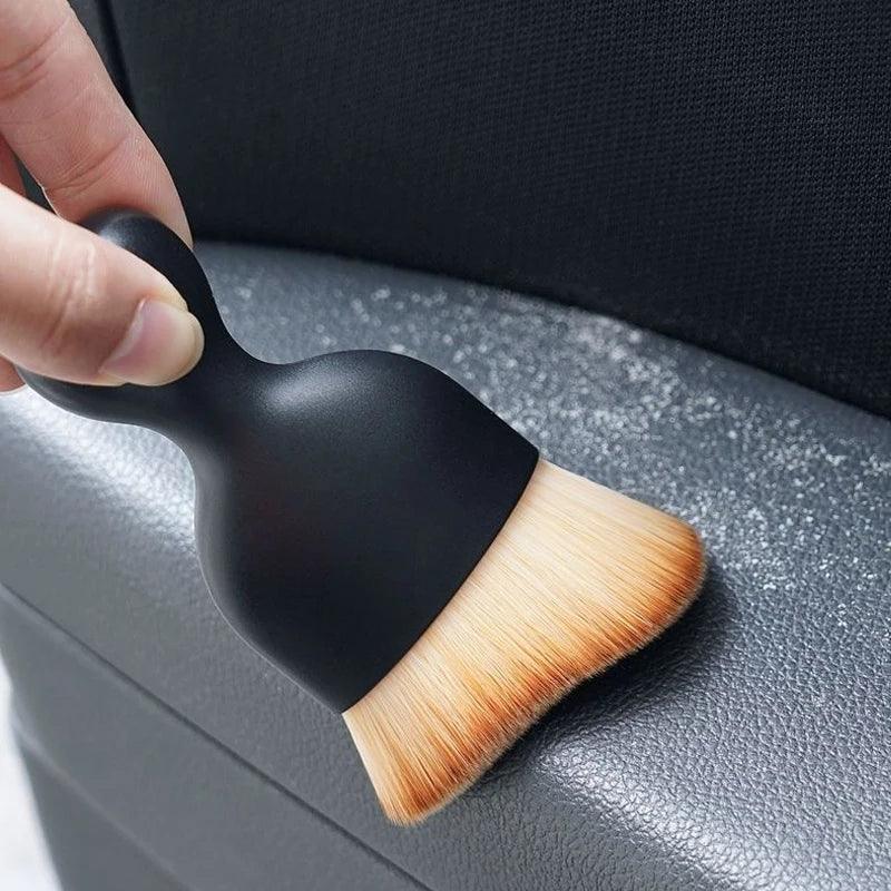 Car Interior Cleaning Tool Air Conditioner Air Outlet Cleaning Soft Brush Car Brush Car Crevice Dust Removal Artifact Brush - Ammpoure Wellbeing