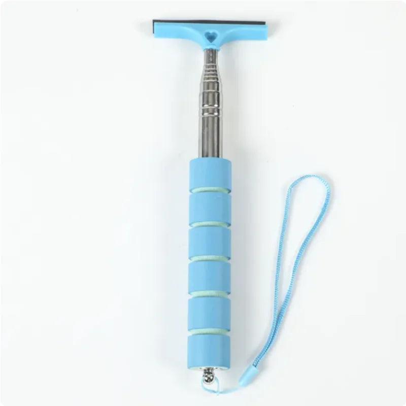 Car Rearview Mirror Wiper Stainless Steel Telescopic Retractable Layered Brush Head Auto Mirror Wash Cleaning Brush Wiper - Ammpoure Wellbeing