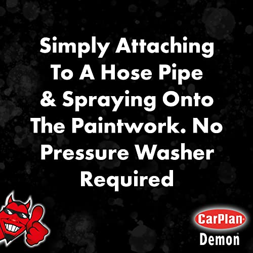 CarPlan Demon Snow Foam Car Shampoo with Gun, 2 L - Ammpoure Wellbeing