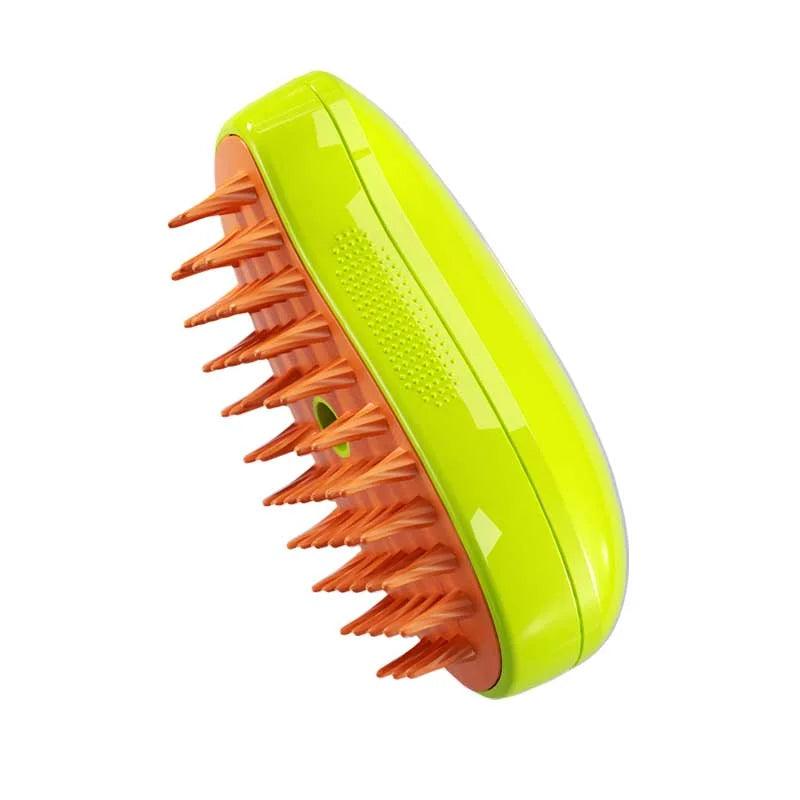 Cat & Dog Grooming Comb with Electric Spray Water Spray Soft Silicone Depilation Brush Kitten Pet Bath Brush Grooming Supplies - Ammpoure Wellbeing