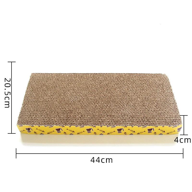 Cat Toys Pet Cat Scratching Board Corrugated Cardboard Pad Grinding Nails Interactive Protecting Furniture Cats Scratcher Toy - Ammpoure Wellbeing