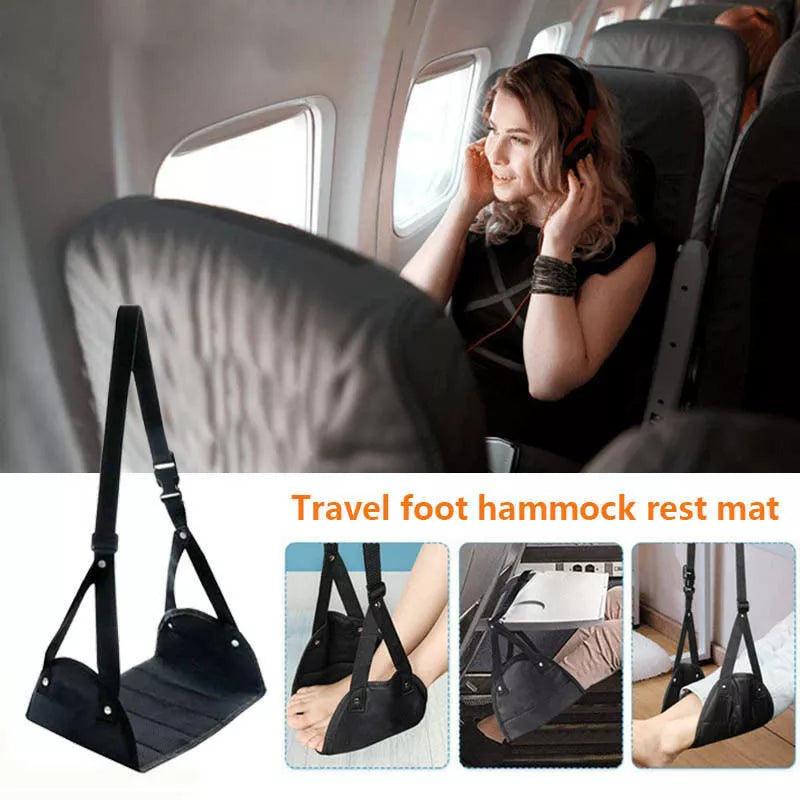 Comfy Hanger Travel Airplane Footrest Hammock Made with Premium Memory Foam Foot Patio Furniture Hanging Chair Swing Camping - Ammpoure Wellbeing