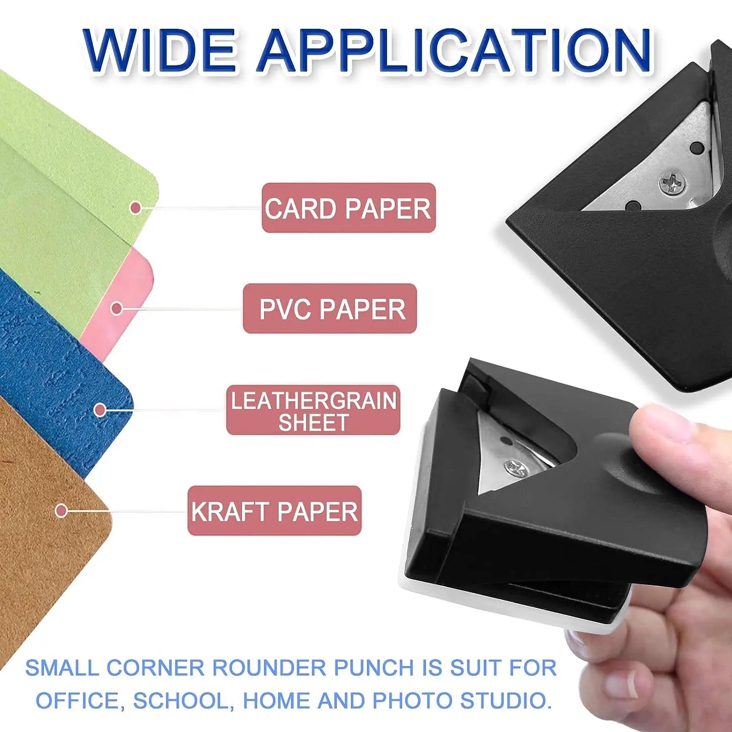 Corner Rounder R4 Corner Punch Portable Paper Trimmer Cutter For Cards Photo Cutting DIY Craft Scrapbooking Tools - Ammpoure Wellbeing