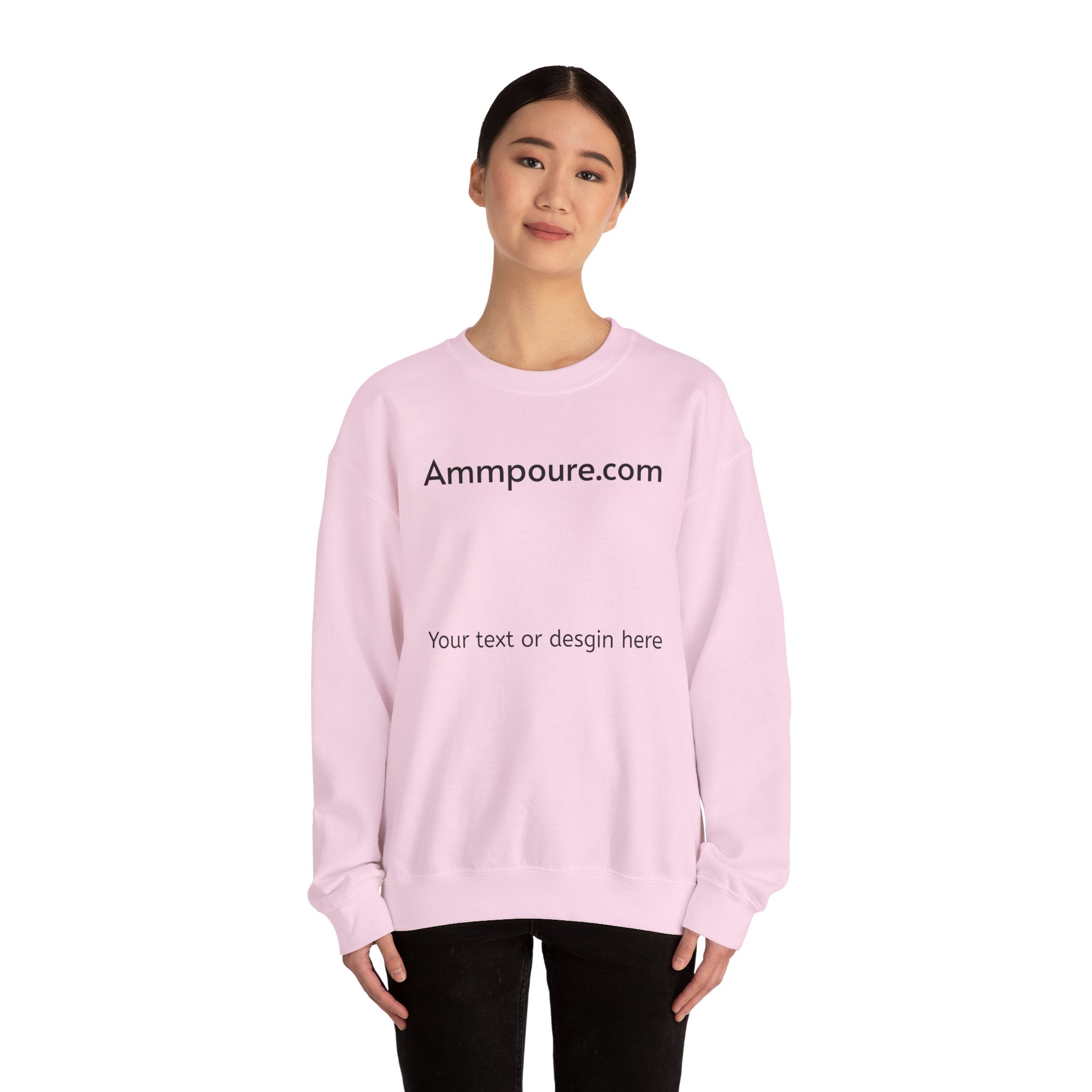 Customizable Unisex Heavy Blend™ Crewneck Sweatshirt - Perfect for Personalization - Ammpoure Wellbeing