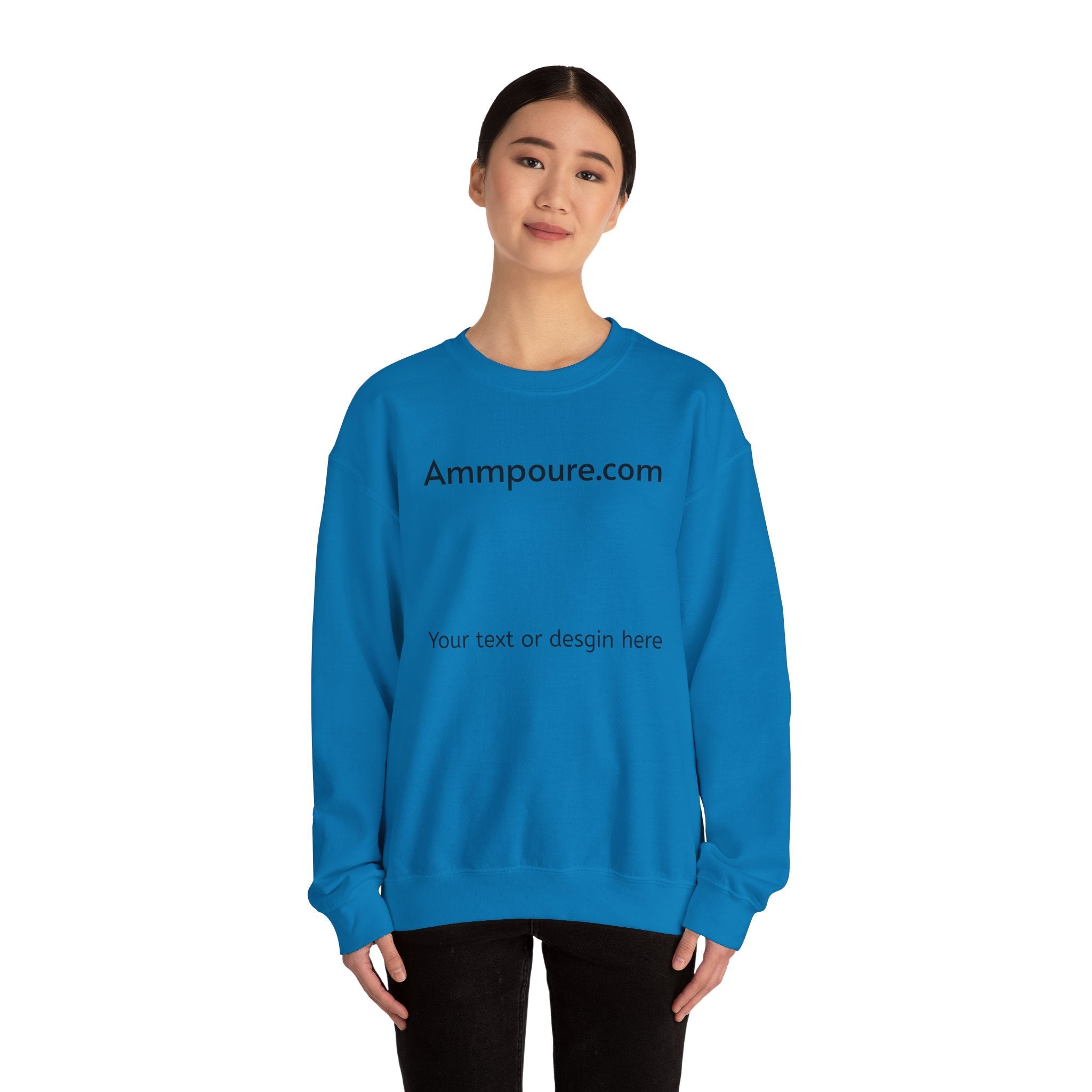 Customizable Unisex Heavy Blend™ Crewneck Sweatshirt - Perfect for Personalization - Ammpoure Wellbeing