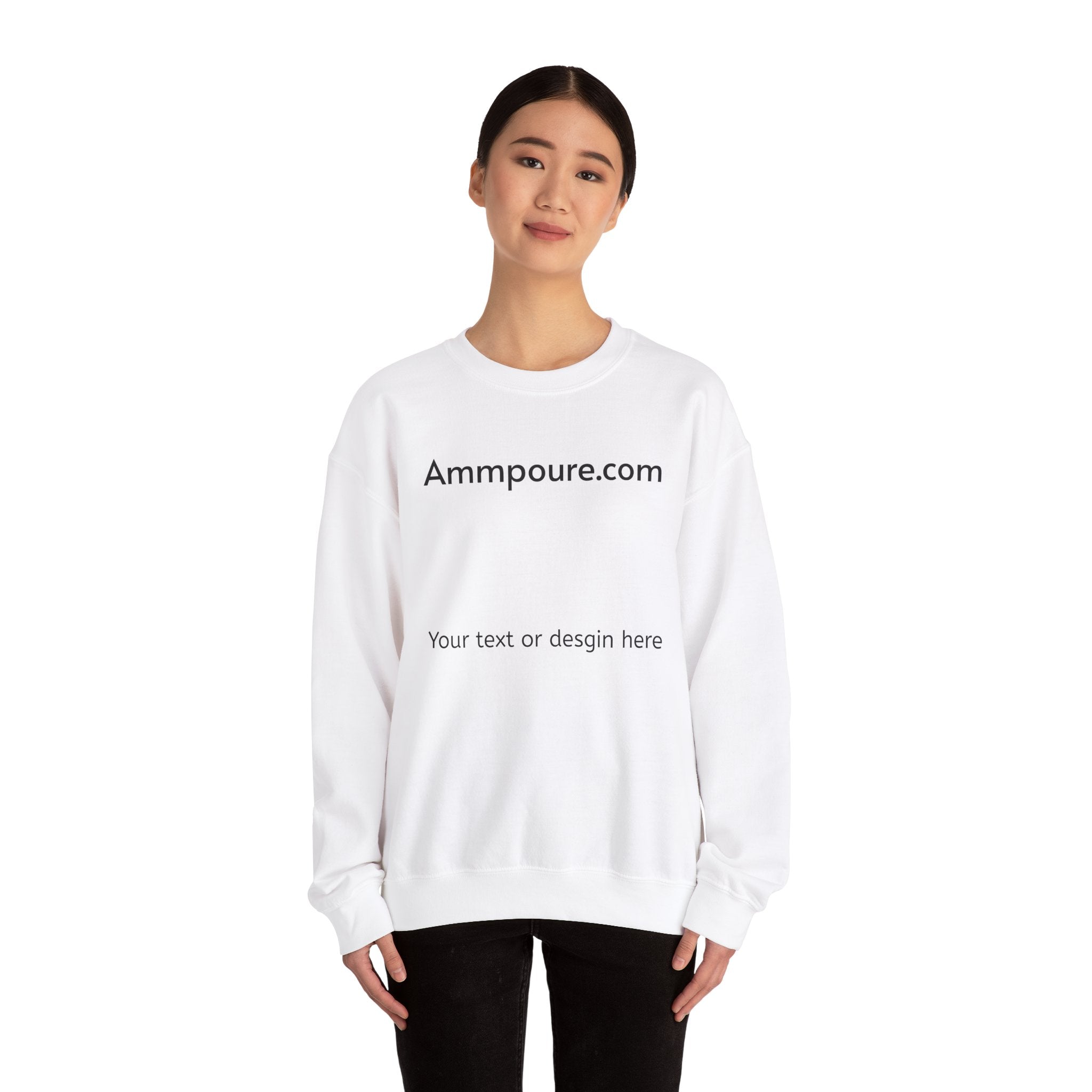 Customizable Unisex Heavy Blend™ Crewneck Sweatshirt - Perfect for Personalization - Ammpoure Wellbeing