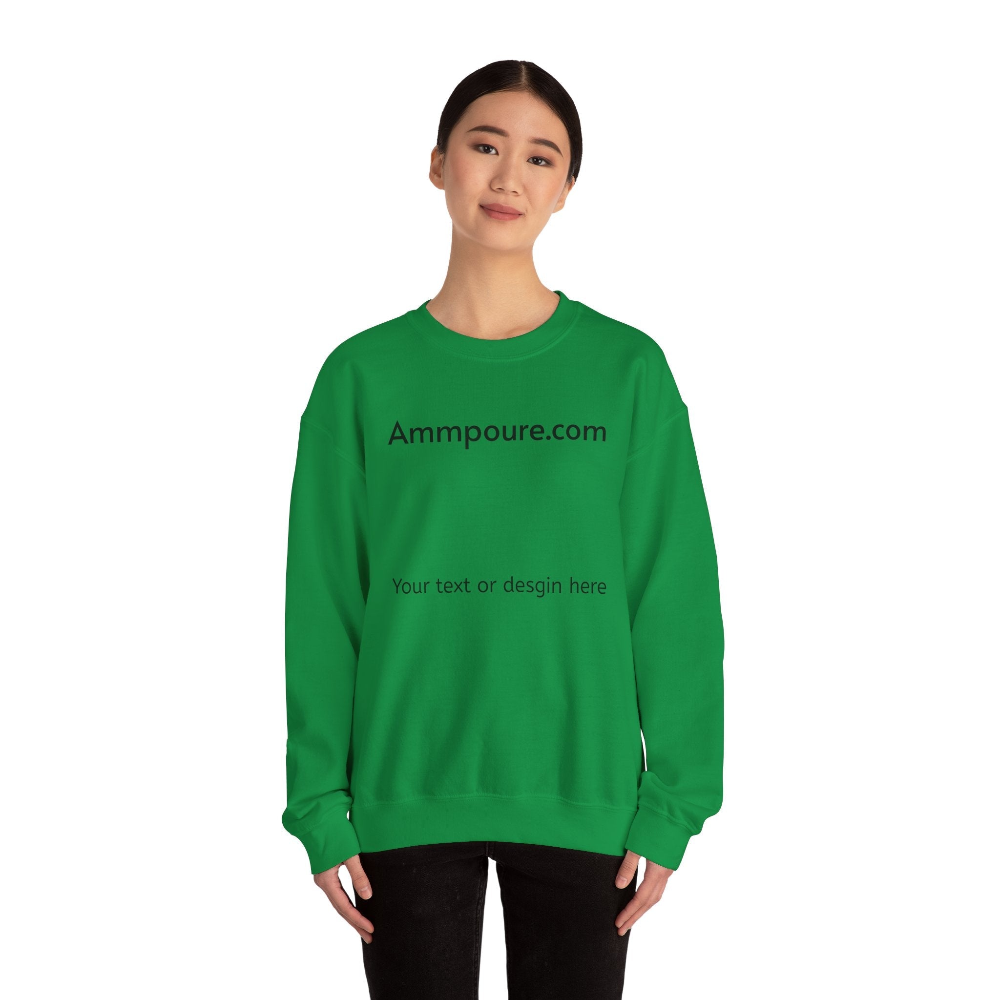 Customizable Unisex Heavy Blend™ Crewneck Sweatshirt - Perfect for Personalization - Ammpoure Wellbeing