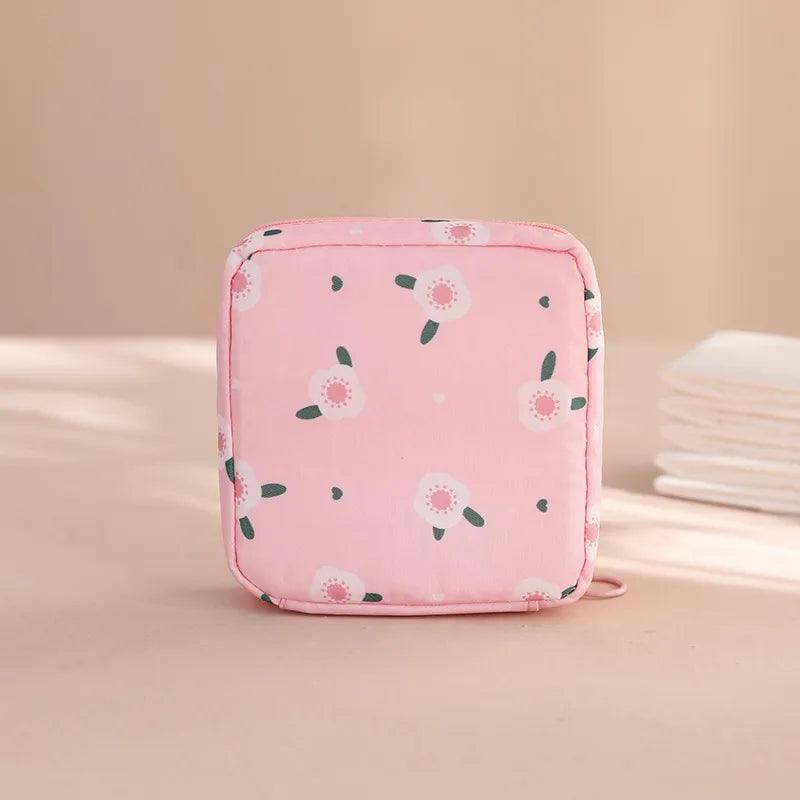 Cute Bear Large Capacity Sanitary Napkin Storage Bags Girls Cartoon Physiological Period Tampon Organiser Bag Mini Bag - Ammpoure Wellbeing