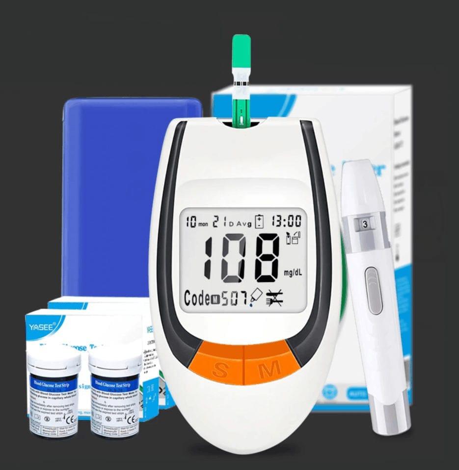 Digital blood glucose meter monitor UK - one touch select - non invasive - Ammpoure Wellbeing
