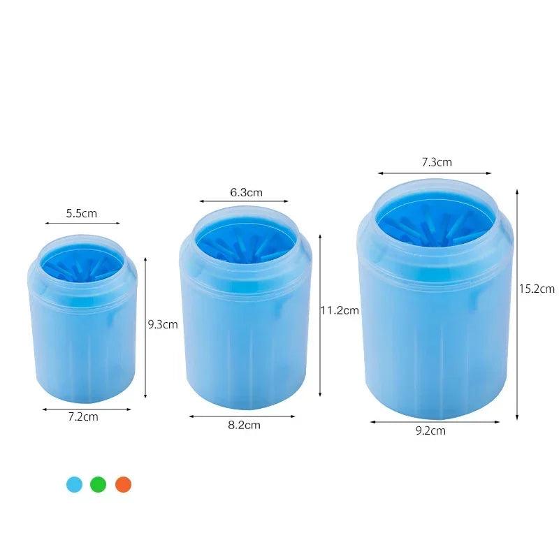 Dog Foot Cup Paw Washer Cleaner Dog Cat Foot Cleaning Brush Soft Silicone Dog Paw Cleaning Dog Paw Cleaning Bucket Accessories - Ammpoure Wellbeing