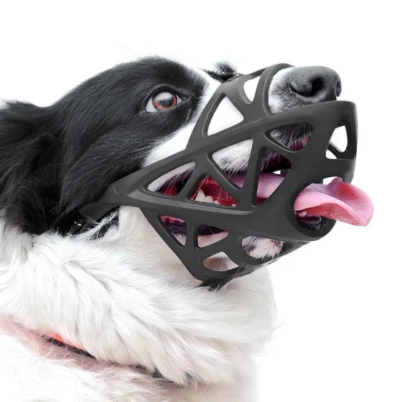 Dog Muzzle for Large Medium Small Dogs, Pet Basket Muzzles, Adjustable Dog muzzles for Grooming, Drinkable Sturdy Cage Muzzle - Ammpoure Wellbeing