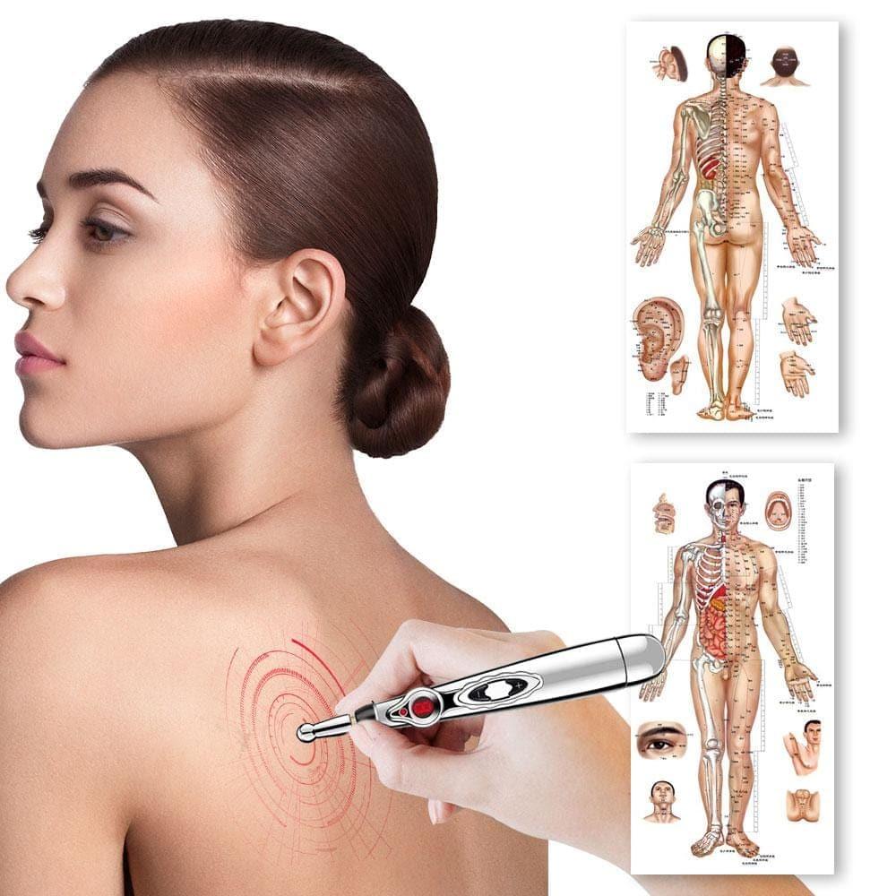 Electric Acupuncture Pen Body Massage Tool - Ammpoure Wellbeing