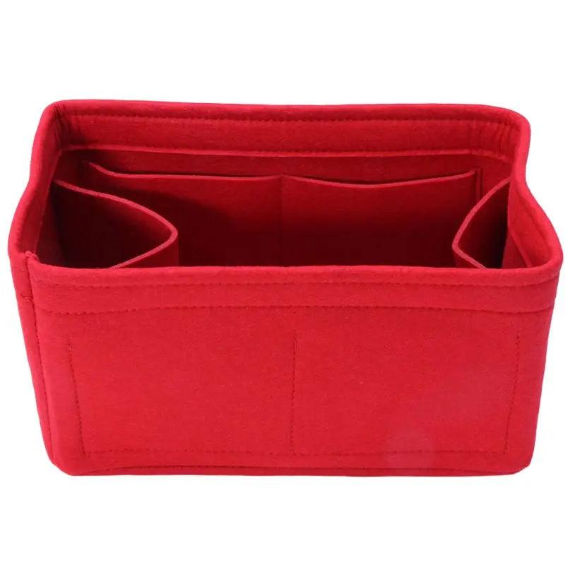 Felt Bag Insert Makeup Handbag Organizer Travel Inner Bag Purse Portable Removable Cosmetic Pouch Storage Box Tote Bag for Women - Ammpoure Wellbeing