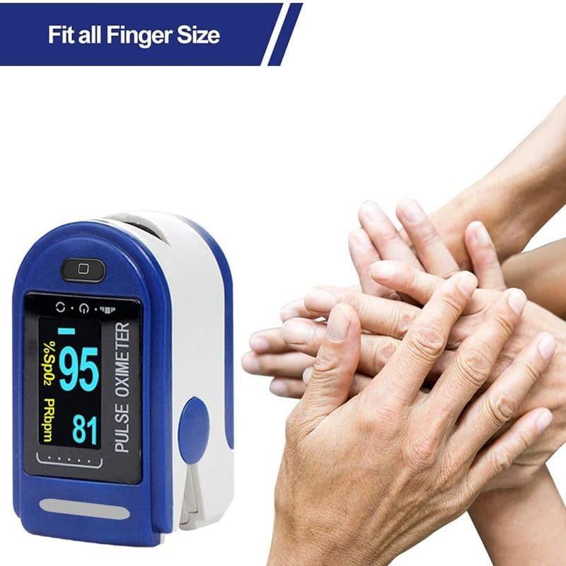 Fingertip Pulse Oximeter with OLED Display UK - Ammpoure Wellbeing