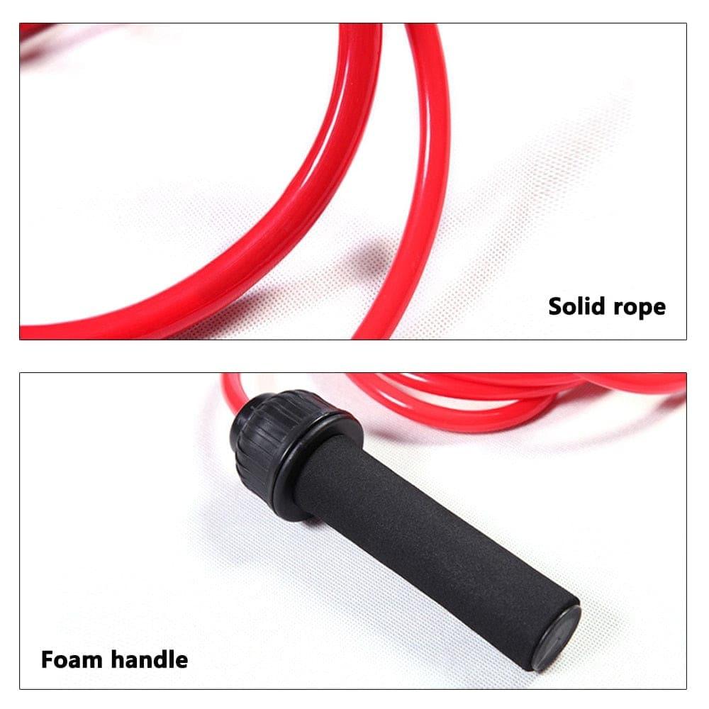 Fitness Equipment Explosive weight - bearing bold and heavy sport jump rope Fitness exercise adjustable skipping - Ammpoure Wellbeing