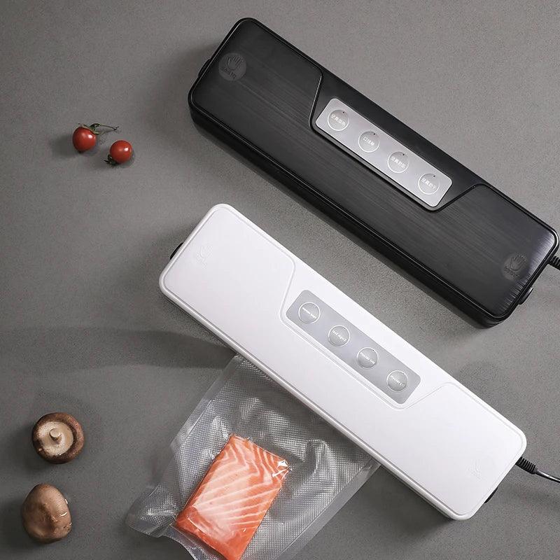 Food Vacuum Sealer Packaging Machine Automatic 220V/110V Household Vacuum Food Sealing With Free 10pcs Vacuum bags - Ammpoure Wellbeing