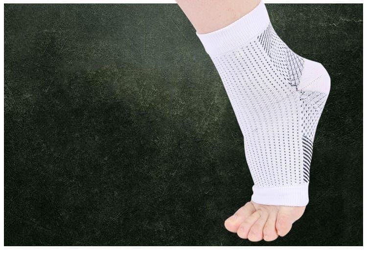 Foot angel anti fatigue compression foot sleeve Ankle Support Running Cycle Basketball Sports Socks Outdoor Men Ankle Brace Sock - Ammpoure Wellbeing