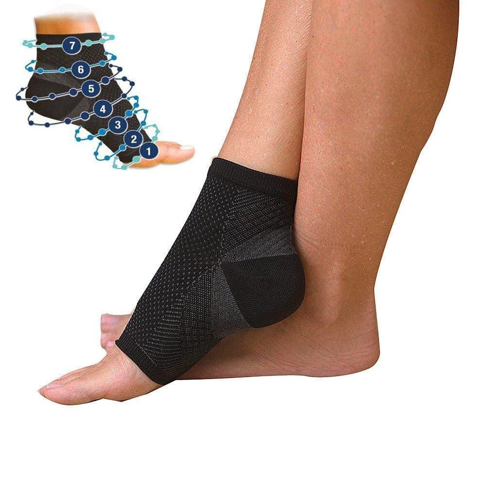 Foot angel anti fatigue compression foot sleeve Ankle Support Running Cycle Basketball Sports Socks Outdoor Men Ankle Brace Sock - Ammpoure Wellbeing