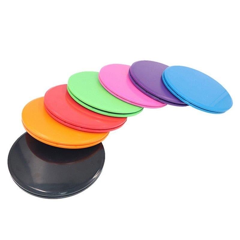 Gliding Discs Slider Fitness Disc Exercise Sliding Plate Abdominal Core Muscle Training Yoga Sliding Disc Fitness Equipment 2pcs - Ammpoure Wellbeing