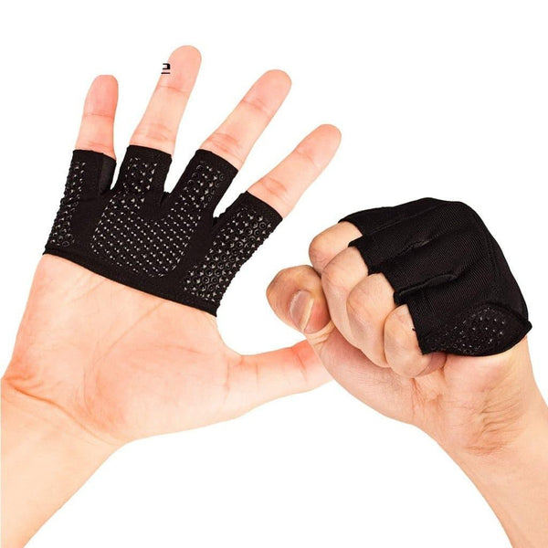 Gym Fitness Half Finger Gloves Men Women for Crossfit Workout Glove Power Weight Lifting Bodybuilding Hand Protector