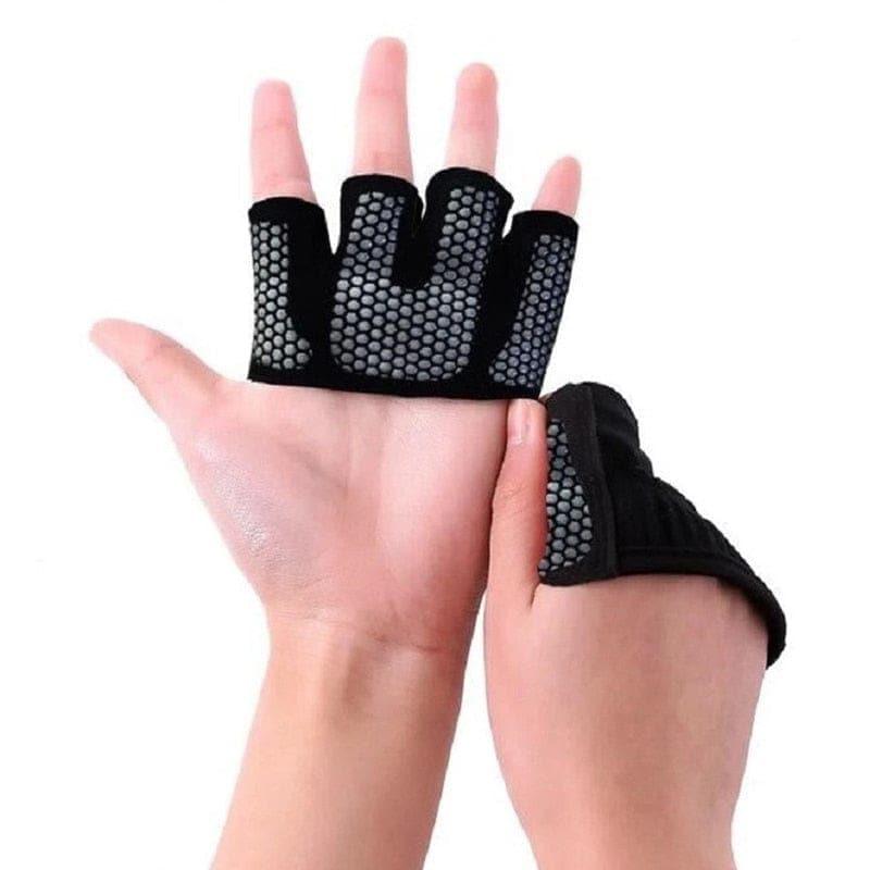 Gym Fitness Half Finger Gloves Men Women for Crossfit Workout Glove Power Weight Lifting Bodybuilding Hand Protector - Ammpoure Wellbeing