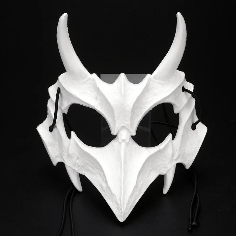 Halloween Skull Party Mask Anime Dragon God Skeleton Half Face Masks Bone Skull Animals Mask Cosplay Dance Prom Costume Props - Ammpoure Wellbeing