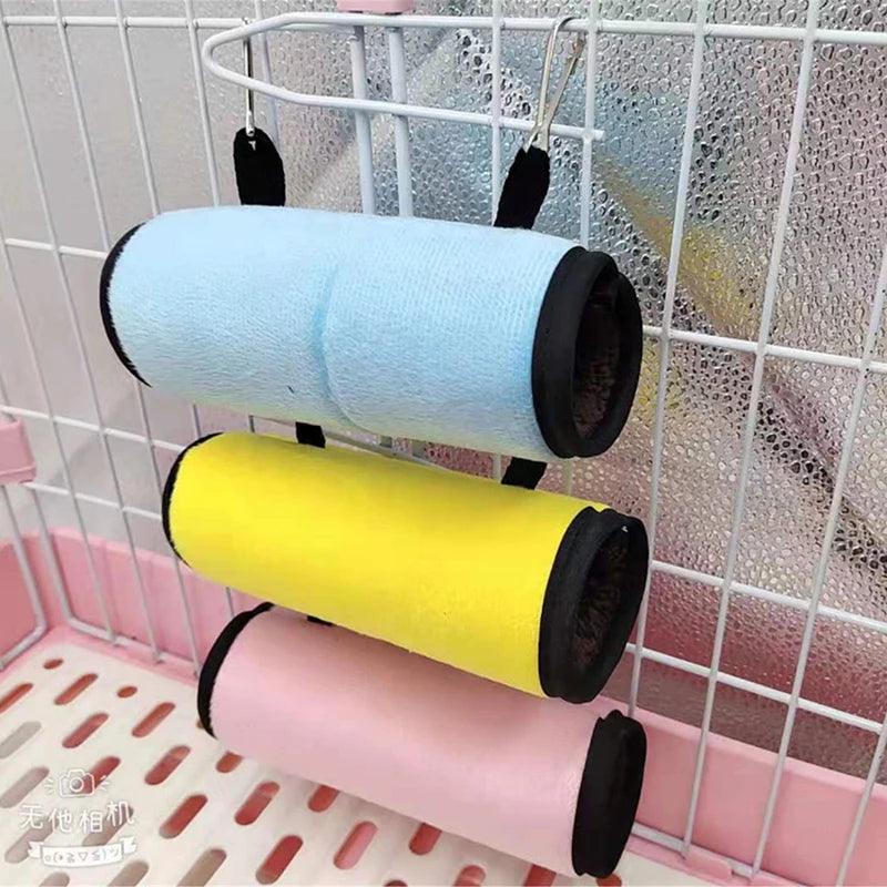 Hamster Cage Ferret Tunnel Hammock For Rat Warm Hamster Tube Toy Hanging Bed Cage For Hamster Rabbit Guinea Pig Small Animals - Ammpoure Wellbeing