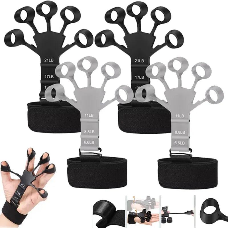 Hand Grip Strengthener Forearm Strength Sport Muscle Recovery Training Gripster Rehabilitation Accessories Expander Fitness Gym - Ammpoure Wellbeing