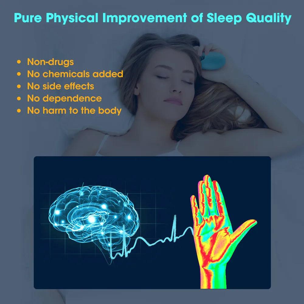 Handheld Sleep Aid Device UK Help Sleep Relieve Insomnia Instrument Pressure Relief Sleep Device Night Anxiety Therapy Relaxation - Ammpoure Wellbeing