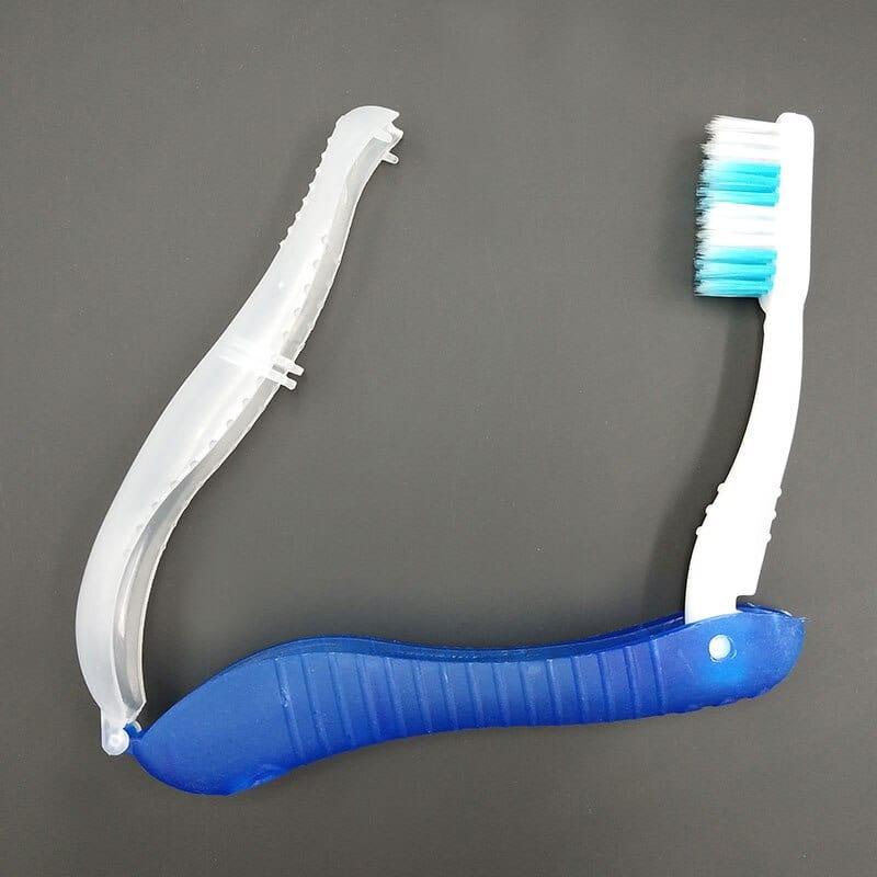 Hygiene Oral Portable Disposable Foldable Travel Camping Toothbrush Hiking Tooth Brush Tooth Cleaning Tools folding toothbrush - Ammpoure Wellbeing