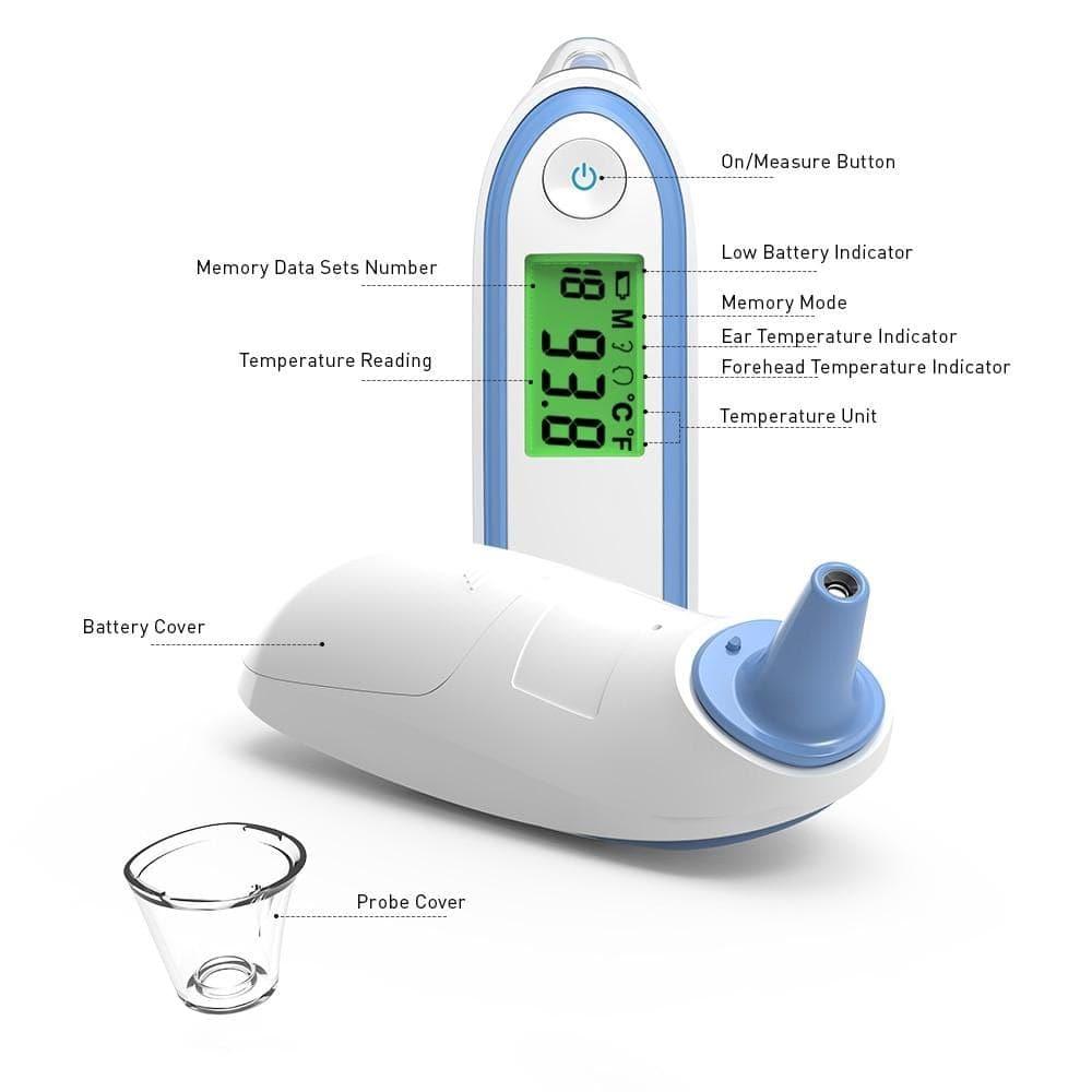 Infrared Fever Digital Thermometer - Baby, Adult - Ammpoure Wellbeing