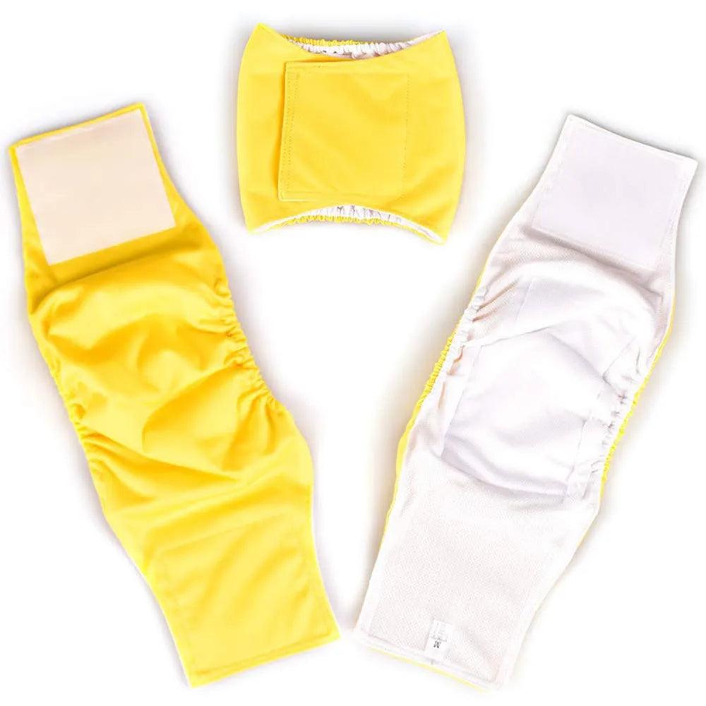 Male Dog Wrap Puppy Pet Male Dog Physiological Pants Sanitary Underwear Belly Band Nappies Cloth Cotton Diaper Wraps for Boy Dog - Ammpoure Wellbeing