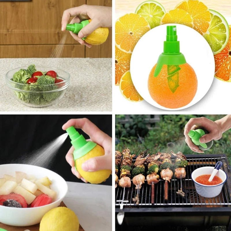 Manual Orange Juice Squeeze Juicer Lemon Spray Mist Orange Fruit Squeezer Sprayer for Salad Fresh Flavor Kitchen Cooking Tools - Ammpoure Wellbeing