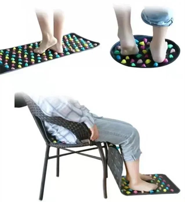 Massage Cushion Simulation Cobblestone Foot Leg Pad Pain Relief Relaxing Massage Mat Healthcare Acupressure Mat Foot Massager - Ammpoure Wellbeing