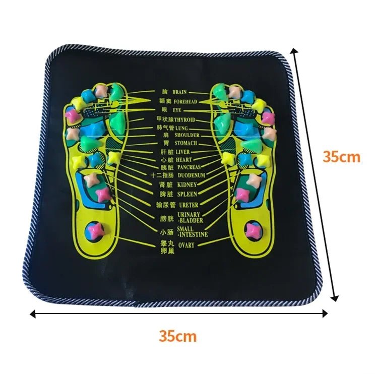 Massage Cushion Simulation Cobblestone Foot Leg Pad Pain Relief Relaxing Massage Mat Healthcare Acupressure Mat Foot Massager - Ammpoure Wellbeing