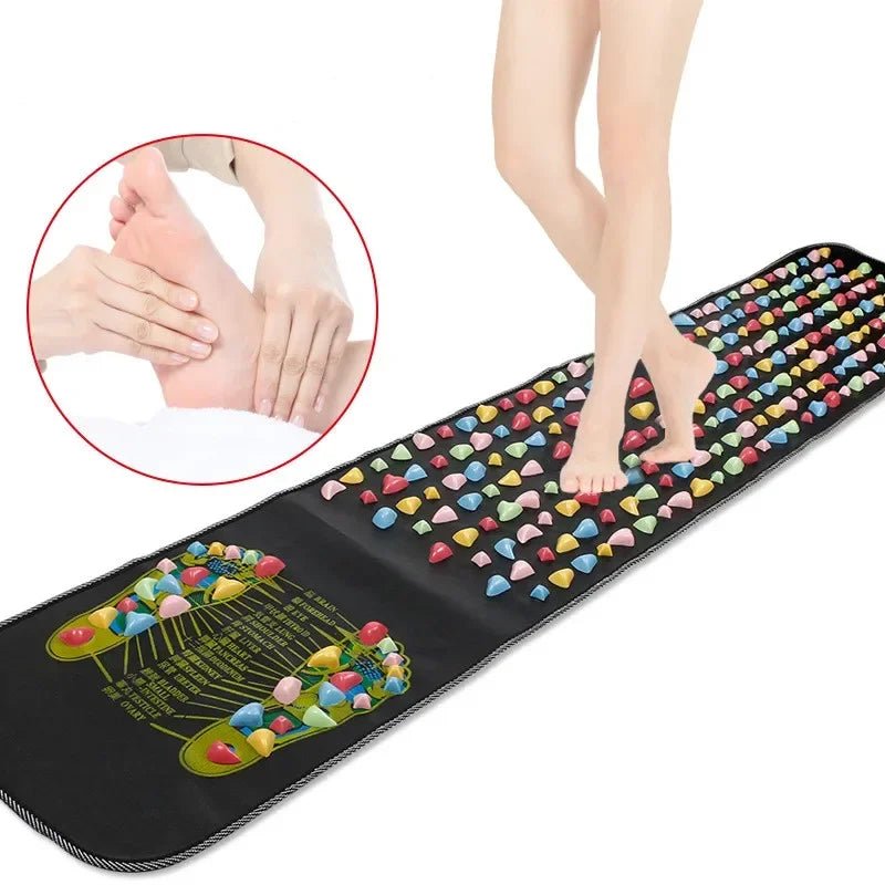 Massage Cushion Simulation Cobblestone Foot Leg Pad Pain Relief Relaxing Massage Mat Healthcare Acupressure Mat Foot Massager - Ammpoure Wellbeing