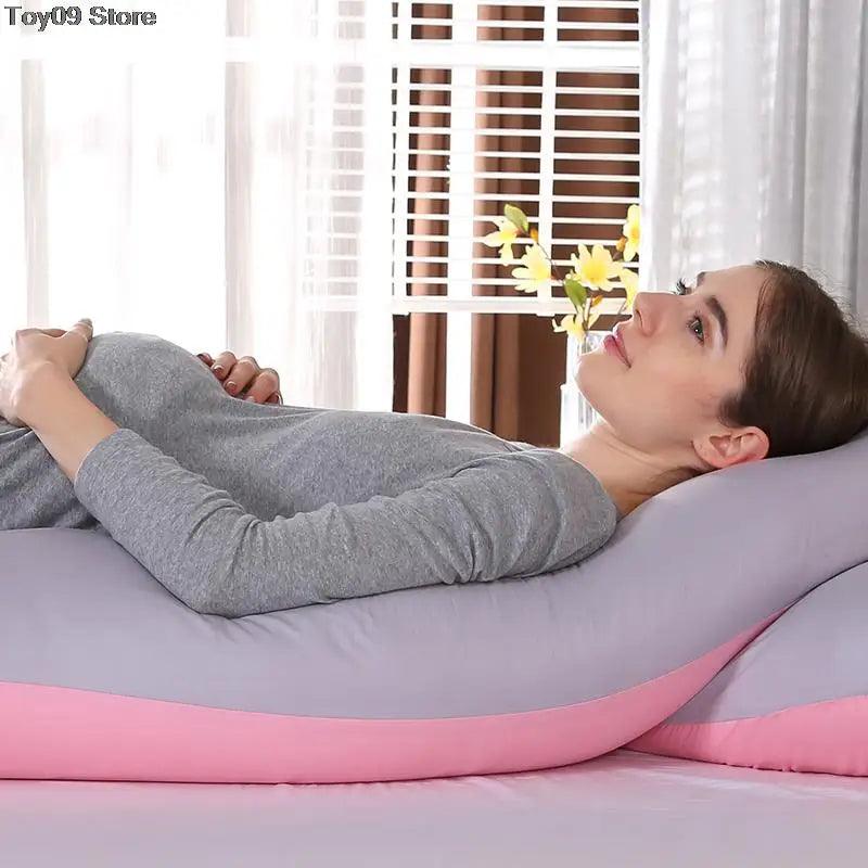 Maternity Pregnancy Boyfriend Arm Body Sleeping Pillow Case Covers Sleep U Shape Cushion Cover Maternity U - shape Pillow Case - Ammpoure Wellbeing