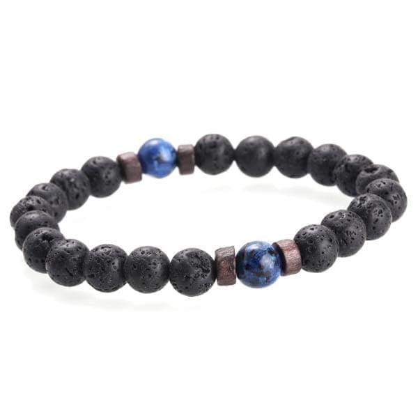 Men Bracelet Natural Moonstone Bead Tibetan Buddha Bracelet - Ammpoure Wellbeing