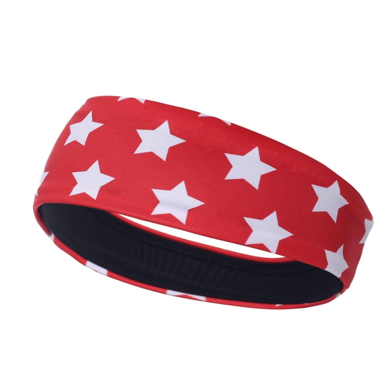 Men sweatband sports Headband Stretch Elastic Women Yoga Running hair band for men Outdoor Sport Headwrap Fitness Sports safety - Ammpoure Wellbeing