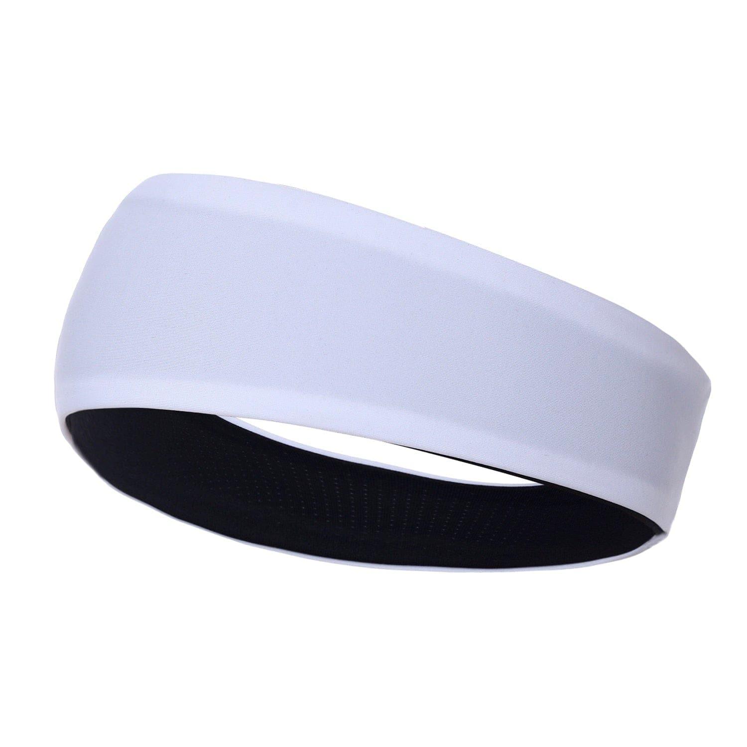 Men sweatband sports Headband Stretch Elastic Women Yoga Running hair band for men Outdoor Sport Headwrap Fitness Sports safety - Ammpoure Wellbeing