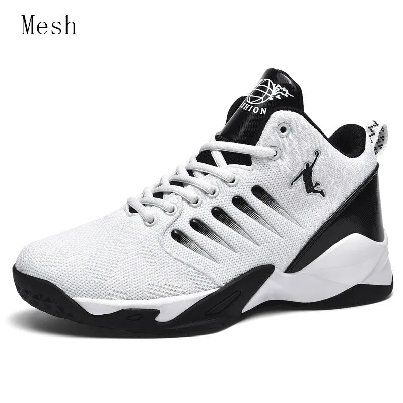 Men's Basketball Shoes Breathable Cushioning Non - Slip Wearable Sports Shoes Gym Training Athletic Basketball Sneakers for Women - Ammpoure Wellbeing