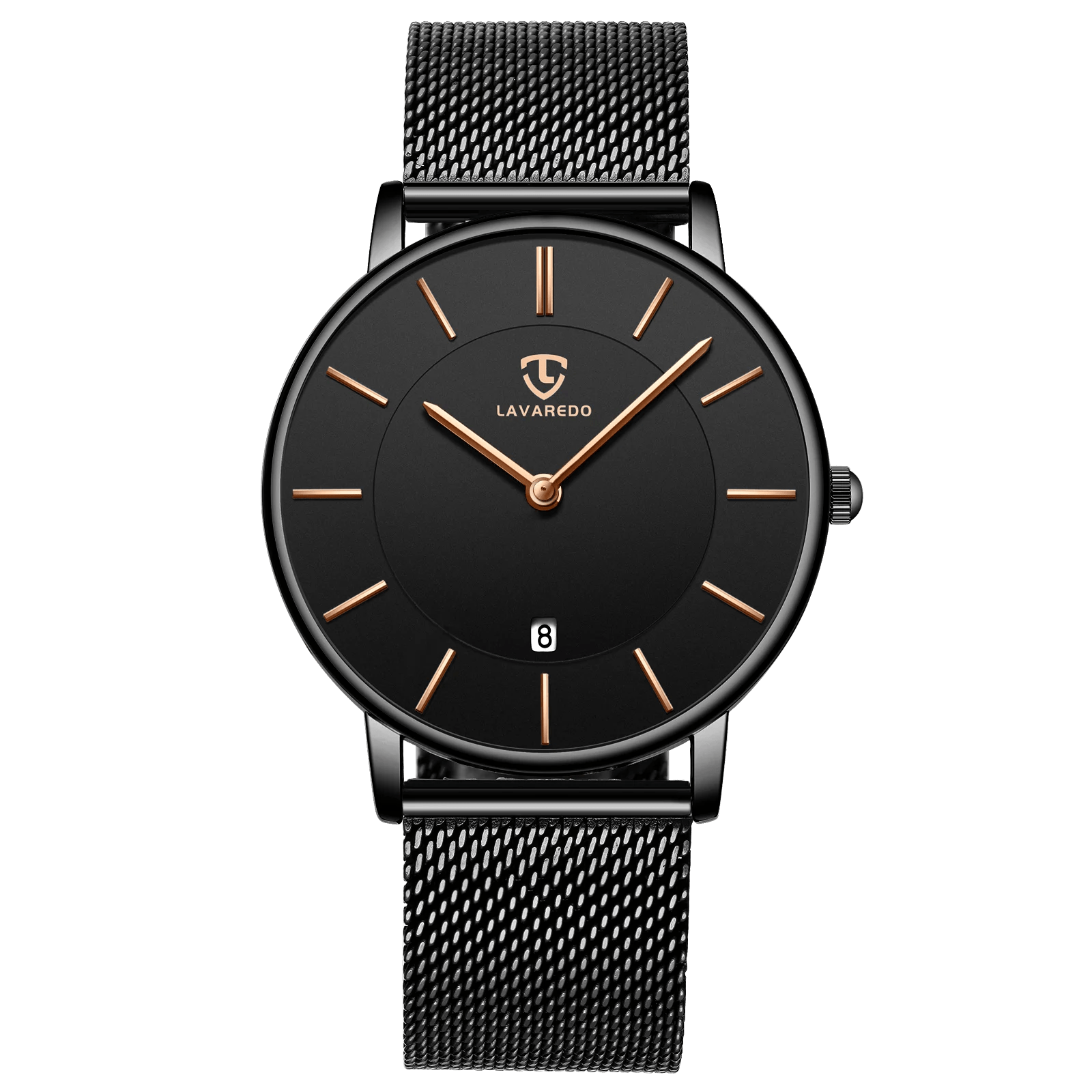 Mens Watches, Minimalist Fashion Simple Wrist Watch for Men Analog Date with Leather Strap - Ammpoure Wellbeing