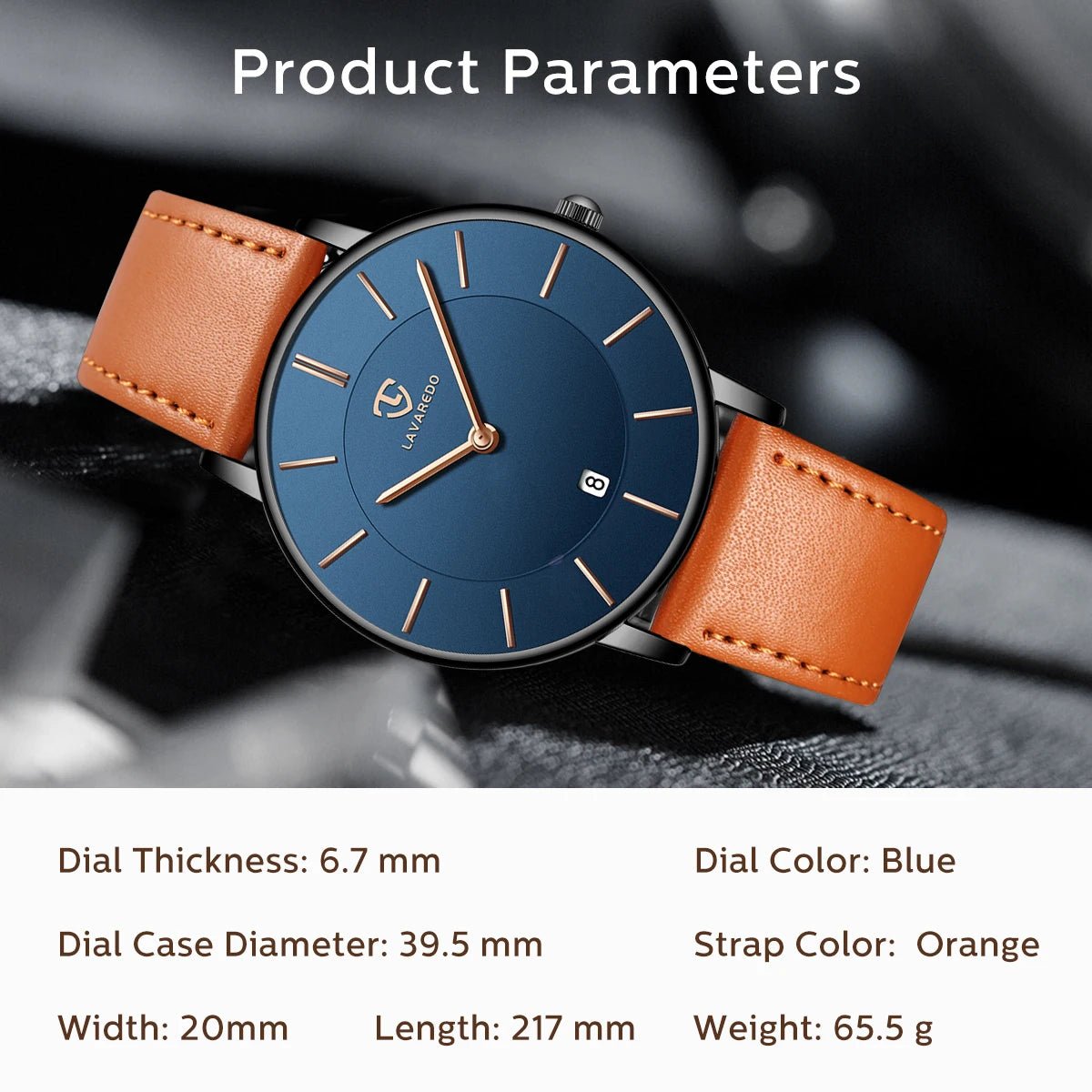 Mens Watches, Minimalist Fashion Simple Wrist Watch for Men Analog Date with Leather Strap - Ammpoure Wellbeing