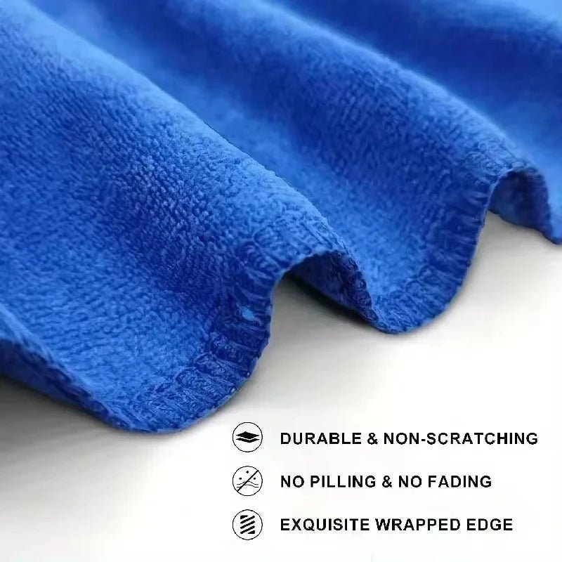 Microfiber Cleaning Cloths Lint Free Microfiber Cleaning Towel Cloths Reusable Cleaning Towels w/ Super Absorbent for Car Window - Ammpoure Wellbeing