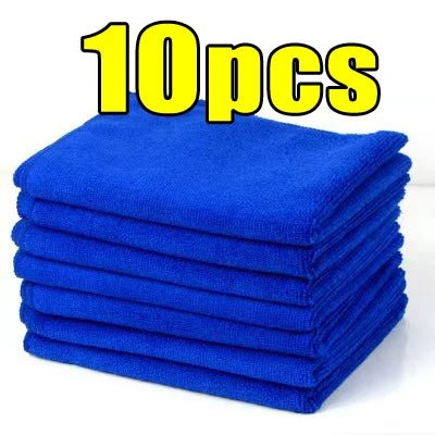 Microfiber Cleaning Cloths Lint Free Microfiber Cleaning Towel Cloths Reusable Cleaning Towels w/ Super Absorbent for Car Window - Ammpoure Wellbeing