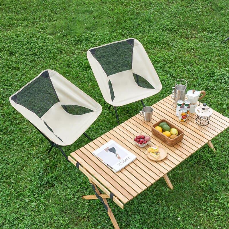 Moon Chair Detachable Portable Foldable Outdoor Camping Chair Beach Fishing Chair Lightweight Easy to Carry Travel Picnic Chair - Ammpoure Wellbeing
